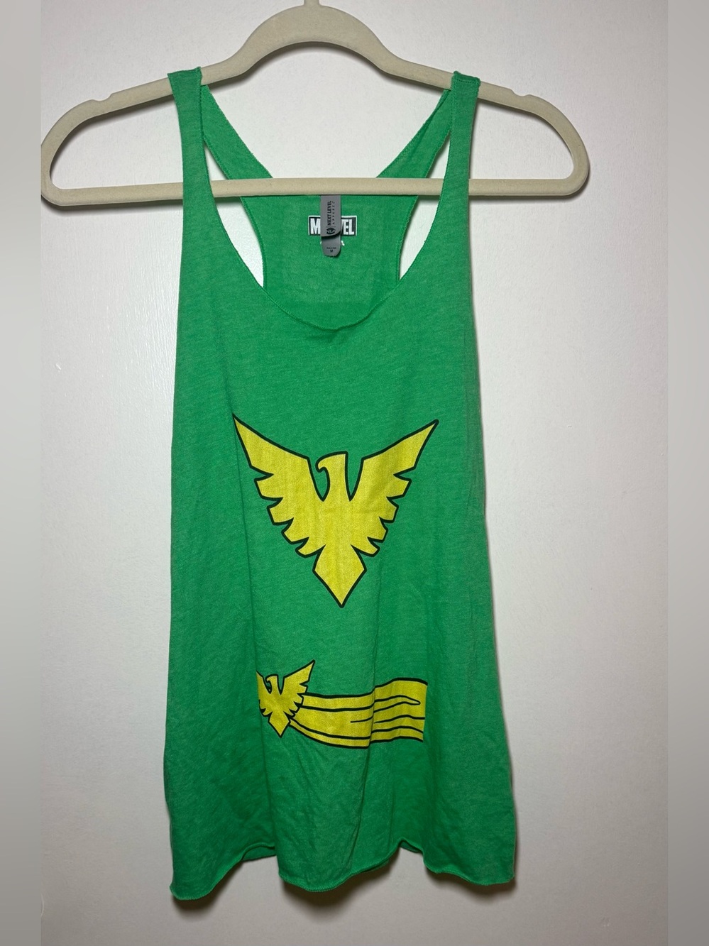 Marvel Green X-Men Phoenix Jean Grey Halloween Costume Racerback Tank Size M